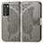 Coque Portefeuille Papillon Livre Cuir Etui Clapet pour Realme GT Master Explorer 5G Gris