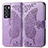 Coque Portefeuille Papillon Livre Cuir Etui Clapet pour Realme GT Master Explorer 5G Violet Clair