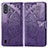 Coque Portefeuille Papillon Livre Cuir Etui Clapet pour Samsung Galaxy A01 SM-A015 Violet