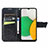 Coque Portefeuille Papillon Livre Cuir Etui Clapet pour Samsung Galaxy A03 Core Petit