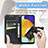 Coque Portefeuille Papillon Livre Cuir Etui Clapet pour Samsung Galaxy A04s Petit
