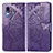 Coque Portefeuille Papillon Livre Cuir Etui Clapet pour Samsung Galaxy A2 Core A260F A260G Violet