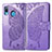 Coque Portefeuille Papillon Livre Cuir Etui Clapet pour Samsung Galaxy A20 Petit