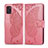 Coque Portefeuille Papillon Livre Cuir Etui Clapet pour Samsung Galaxy A31 Rose Rouge