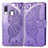 Coque Portefeuille Papillon Livre Cuir Etui Clapet pour Samsung Galaxy A40 Petit