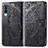 Coque Portefeuille Papillon Livre Cuir Etui Clapet pour Samsung Galaxy A70S Noir