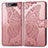 Coque Portefeuille Papillon Livre Cuir Etui Clapet pour Samsung Galaxy A80 Rose