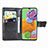 Coque Portefeuille Papillon Livre Cuir Etui Clapet pour Samsung Galaxy A90 5G Petit