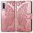 Coque Portefeuille Papillon Livre Cuir Etui Clapet pour Samsung Galaxy A90 5G Rose