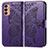 Coque Portefeuille Papillon Livre Cuir Etui Clapet pour Samsung Galaxy F13 4G Petit