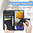 Coque Portefeuille Papillon Livre Cuir Etui Clapet pour Samsung Galaxy F23 5G Petit