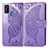 Coque Portefeuille Papillon Livre Cuir Etui Clapet pour Samsung Galaxy M21 Petit