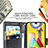 Coque Portefeuille Papillon Livre Cuir Etui Clapet pour Samsung Galaxy M31 Prime Edition Petit