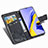 Coque Portefeuille Papillon Livre Cuir Etui Clapet pour Samsung Galaxy M40S Petit
