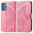 Coque Portefeuille Papillon Livre Cuir Etui Clapet pour Samsung Galaxy M52 5G Petit