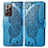 Coque Portefeuille Papillon Livre Cuir Etui Clapet pour Samsung Galaxy Note 20 Ultra 5G Petit