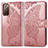 Coque Portefeuille Papillon Livre Cuir Etui Clapet pour Samsung Galaxy S20 Lite 5G Rose