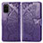 Coque Portefeuille Papillon Livre Cuir Etui Clapet pour Samsung Galaxy S20 Plus 5G Violet