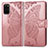 Coque Portefeuille Papillon Livre Cuir Etui Clapet pour Samsung Galaxy S20 Plus Rose