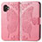 Coque Portefeuille Papillon Livre Cuir Etui Clapet pour Samsung Galaxy XCover 6 Pro 5G Rose Rouge