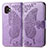 Coque Portefeuille Papillon Livre Cuir Etui Clapet pour Samsung Galaxy XCover 6 Pro 5G Violet Clair