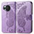 Coque Portefeuille Papillon Livre Cuir Etui Clapet pour Sharp Aquos R8 Violet Clair