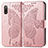 Coque Portefeuille Papillon Livre Cuir Etui Clapet pour Sony Xperia Ace II Rose