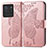 Coque Portefeuille Papillon Livre Cuir Etui Clapet pour Vivo iQOO Neo6 5G Rose