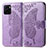 Coque Portefeuille Papillon Livre Cuir Etui Clapet pour Vivo Y10 t1 Violet Clair