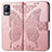 Coque Portefeuille Papillon Livre Cuir Etui Clapet pour Vivo Y73 (2021) Rose