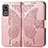 Coque Portefeuille Papillon Livre Cuir Etui Clapet pour Xiaomi Civi 1S 5G Rose