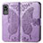 Coque Portefeuille Papillon Livre Cuir Etui Clapet pour Xiaomi Civi 1S 5G Violet Clair