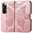 Coque Portefeuille Papillon Livre Cuir Etui Clapet pour Xiaomi Mi 10S 5G Rose