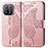 Coque Portefeuille Papillon Livre Cuir Etui Clapet pour Xiaomi Mi 11 Pro 5G Rose