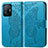 Coque Portefeuille Papillon Livre Cuir Etui Clapet pour Xiaomi Mi 11T 5G Bleu