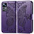 Coque Portefeuille Papillon Livre Cuir Etui Clapet pour Xiaomi Mi 12T Pro 5G Violet