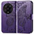 Coque Portefeuille Papillon Livre Cuir Etui Clapet pour Xiaomi Mi 13 Ultra 5G Violet