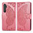 Coque Portefeuille Papillon Livre Cuir Etui Clapet pour Xiaomi Mi Note 10 Lite Rose Rouge