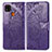 Coque Portefeuille Papillon Livre Cuir Etui Clapet pour Xiaomi POCO C3 Violet