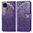 Coque Portefeuille Papillon Livre Cuir Etui Clapet pour Xiaomi POCO C31 Violet