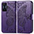 Coque Portefeuille Papillon Livre Cuir Etui Clapet pour Xiaomi Poco F4 GT 5G Violet