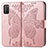 Coque Portefeuille Papillon Livre Cuir Etui Clapet pour Xiaomi Poco M3 Rose