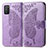 Coque Portefeuille Papillon Livre Cuir Etui Clapet pour Xiaomi Poco M3 Violet Clair