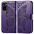 Coque Portefeuille Papillon Livre Cuir Etui Clapet pour Xiaomi Poco M5S Violet
