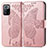 Coque Portefeuille Papillon Livre Cuir Etui Clapet pour Xiaomi Poco X3 GT 5G Rose