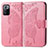 Coque Portefeuille Papillon Livre Cuir Etui Clapet pour Xiaomi Poco X3 GT 5G Rose Rouge