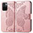 Coque Portefeuille Papillon Livre Cuir Etui Clapet pour Xiaomi Redmi 10 4G Rose