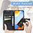 Coque Portefeuille Papillon Livre Cuir Etui Clapet pour Xiaomi Redmi 10 India Petit