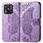 Coque Portefeuille Papillon Livre Cuir Etui Clapet pour Xiaomi Redmi 10 India Violet Clair