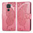 Coque Portefeuille Papillon Livre Cuir Etui Clapet pour Xiaomi Redmi 10X 4G Rose Rouge